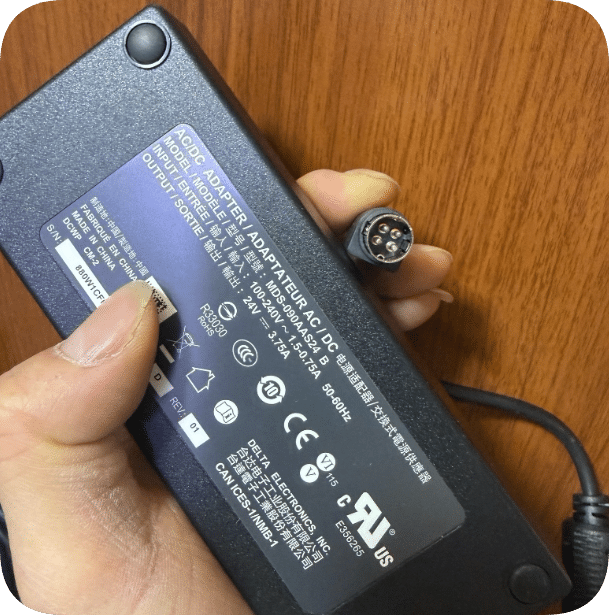 *Brand NEW* Delta MDS-090AAS24B 24V 3.75A 90W 4-Pin DIN Desktop AC-DC Power Adapter with Cable Power Supply *Brand NEW* Delta MDS-090AAS24B 24V 3.75A 90W 4-Pin DIN Desktop AC-DC Power Adapter with Cable Power Supply